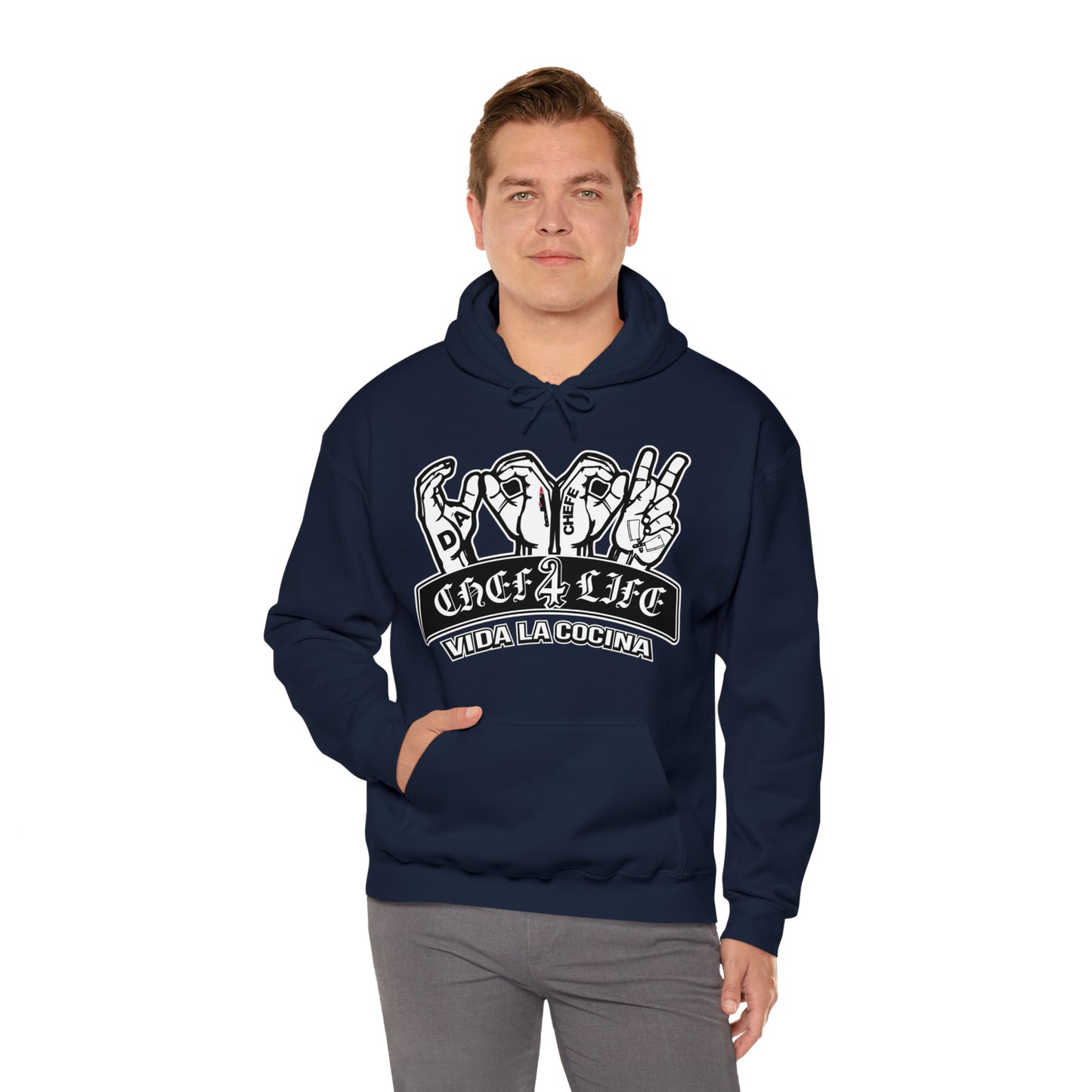 Sign Langauge - Cook - Unisex Heavy Blend™ Hooded Sweatshirt