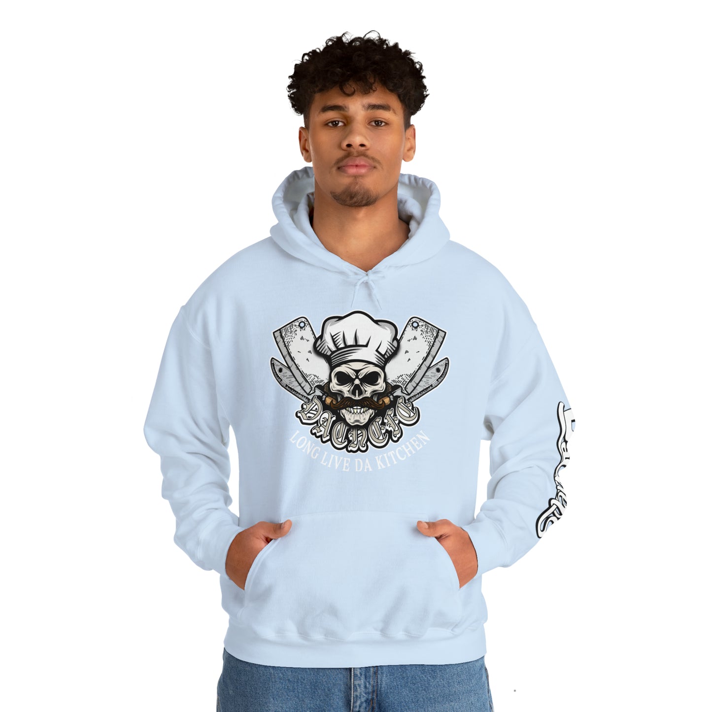 Hells Chef - DaChefe sleeve - Unisex Heavy Blend™ Hooded Sweatshirt