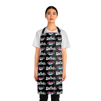 "Da Chefe Logo & Hot Dog" Black All Over Apron