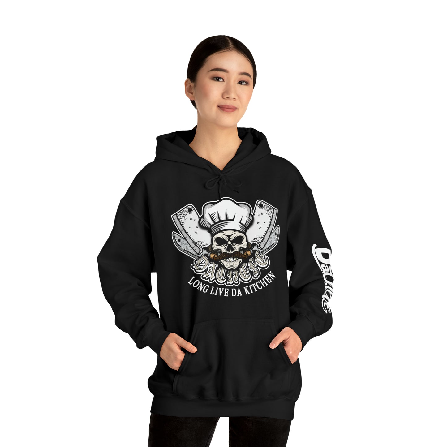 Hells Chef - DaChefe sleeve - Unisex Heavy Blend™ Hooded Sweatshirt