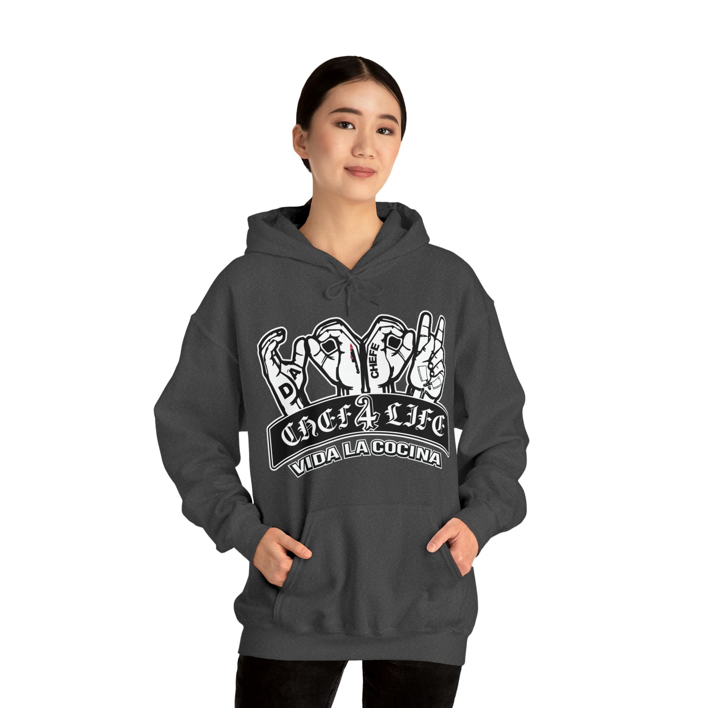 Sign Langauge - Cook - Unisex Heavy Blend™ Hooded Sweatshirt