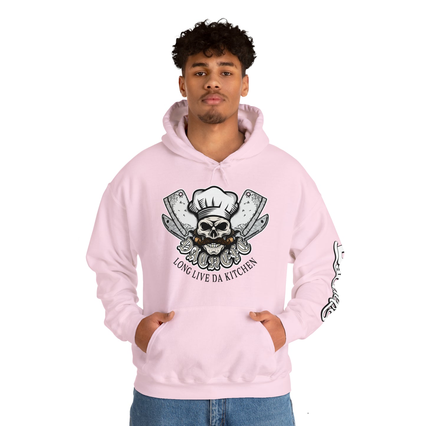 Hells Chef - DaChefe sleeve - Unisex Heavy Blend™ Hooded Sweatshirt