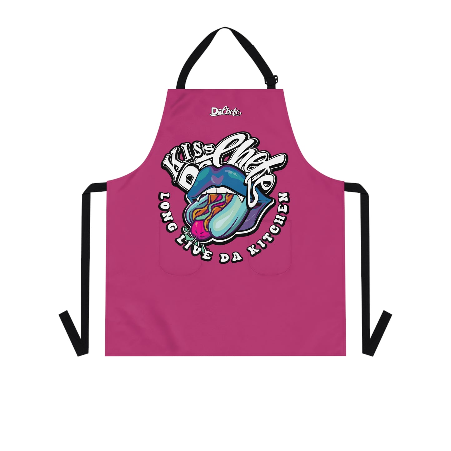 Kiss DaChefe "Sexy Vampire Hotdog" Dark Fuscia Apron