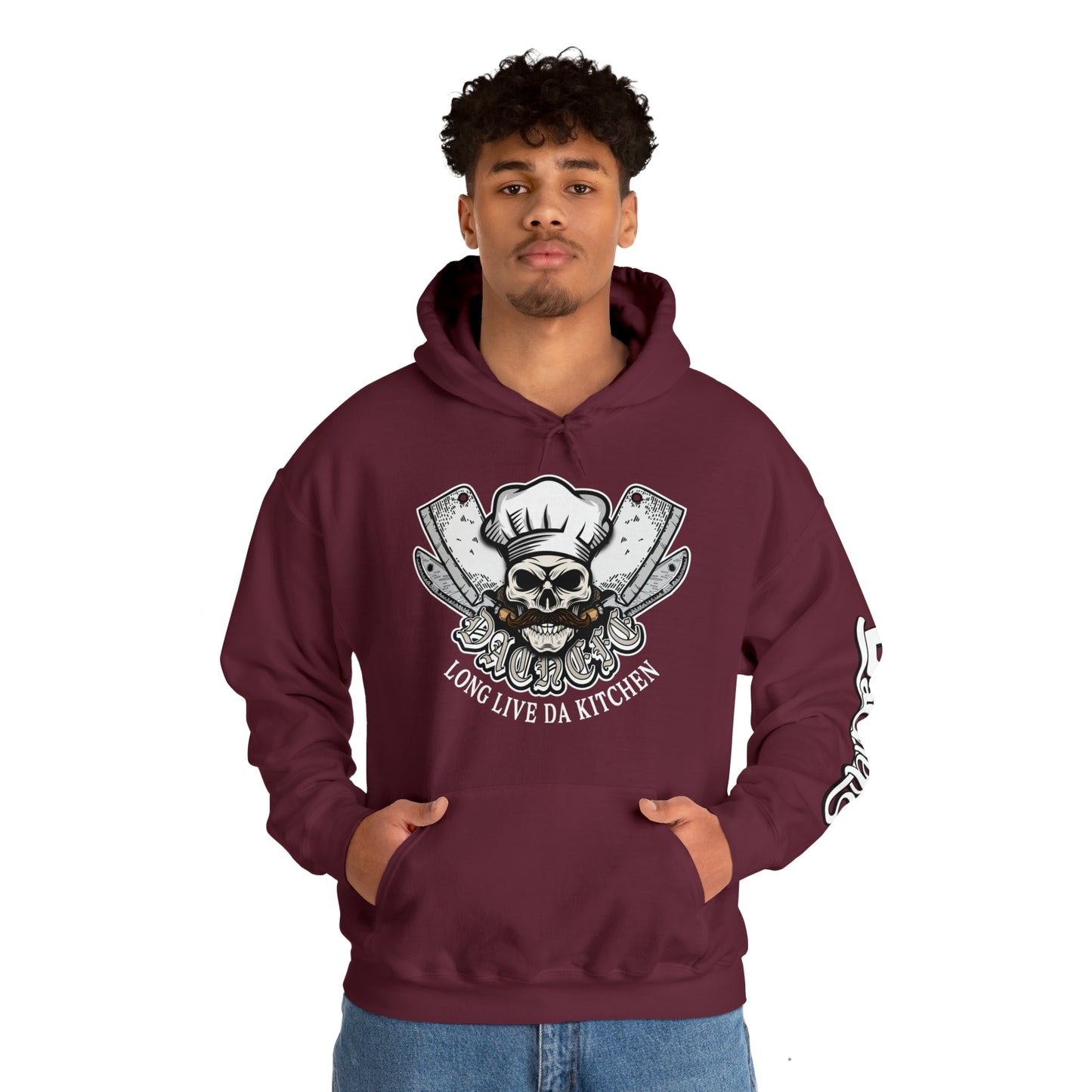 Hells Chef - DaChefe sleeve - Unisex Heavy Blend™ Hooded Sweatshirt