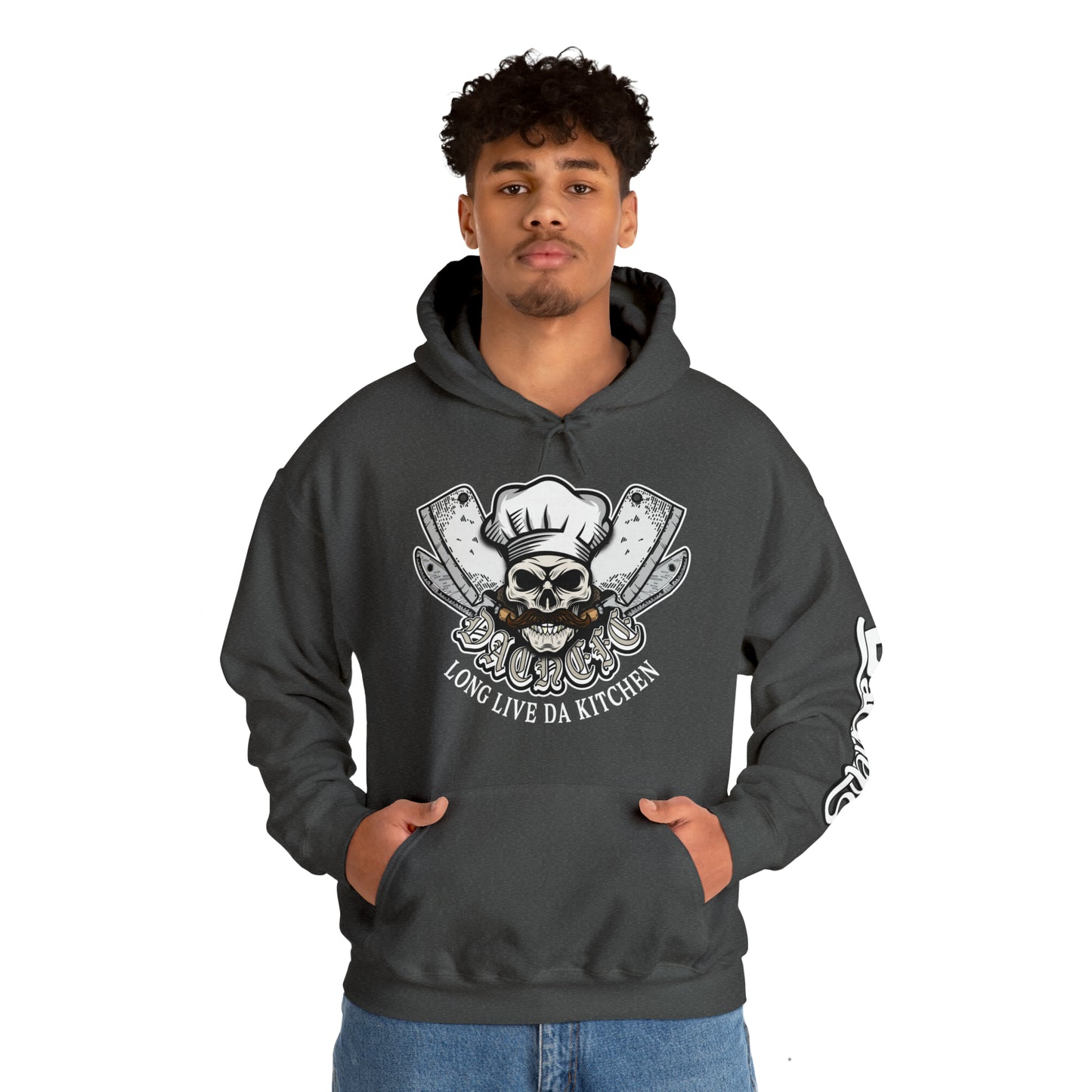 Hells Chef - DaChefe sleeve - Unisex Heavy Blend™ Hooded Sweatshirt