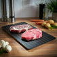 Fast Defrosting Plate Board/Tray - Thaw Frozen Food Meat Fruit Quick